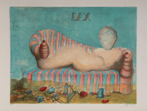 Nu Au Divan lithograph | Raffi Kaiser,{{product.type}}