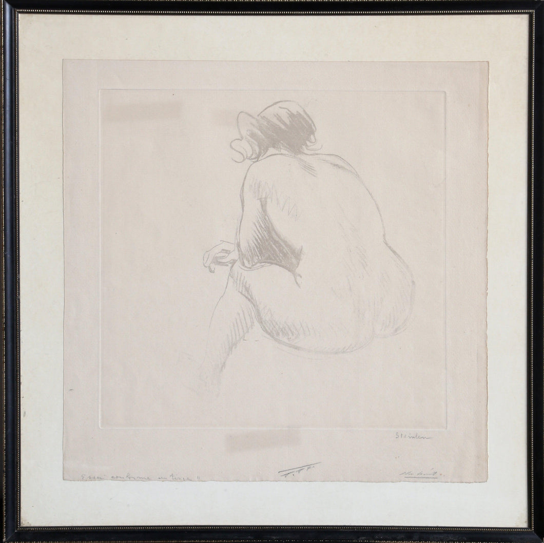 Nu Etching | Theophile Alexandre Steinlen,{{product.type}}