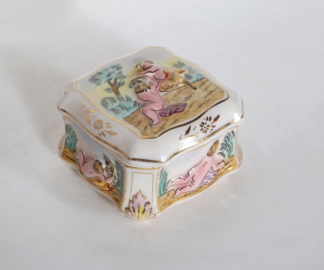 Nude and Faun (4261) Antiques | Ardalt Capodimonte,{{product.type}}