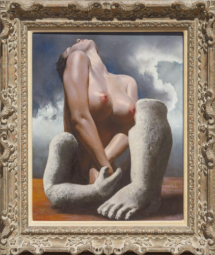 Nude and Sculptures oil | Sandu Liberman,{{product.type}}