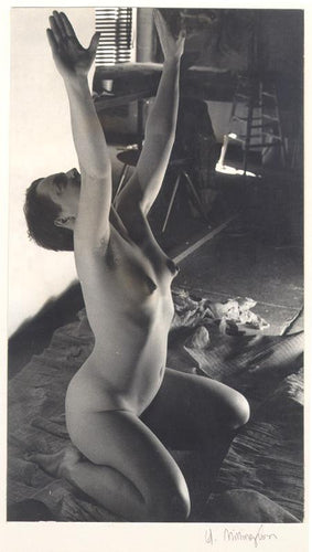 Nude - Arms Stretched Black and White | H. Millington,{{product.type}}