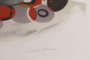 Nude at the Table lithograph | Sandu Liberman,{{product.type}}