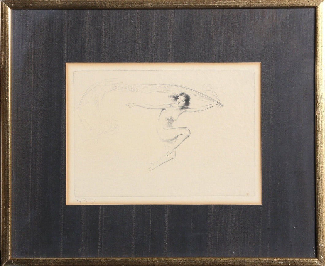 Nude Dancer Etching | Troy Kinney,{{product.type}}