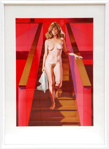 Nude Descending a Staircase Lithograph | Mel Ramos,{{product.type}}