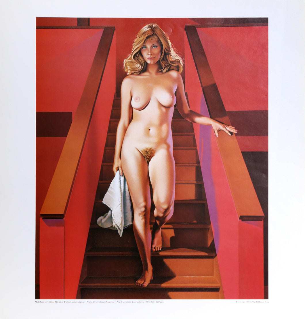 Nude Descending a Staircase poster | Mel Ramos,{{product.type}}
