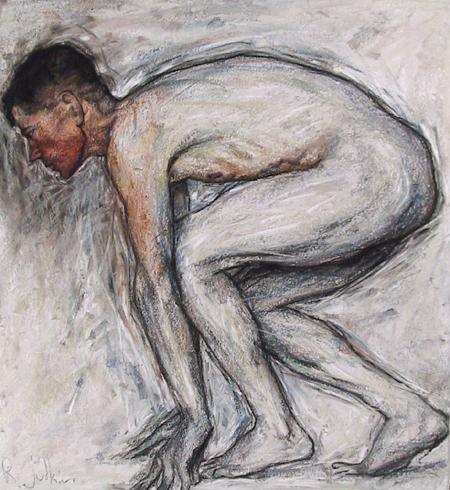 Nude Figure Study II Pastel | Rod Judkins,{{product.type}}
