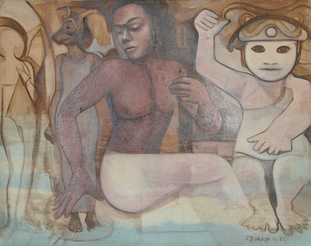 Nude Goddess (68) Oil | John F. Leonard,{{product.type}}