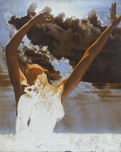 Nude in the Clouds oil | Sandu Liberman,{{product.type}}