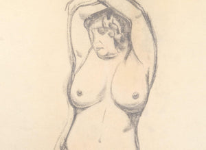 Nude Looking Away Pencil | Benjamin Benno,{{product.type}}