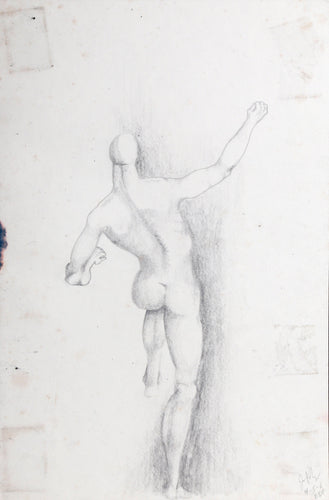 Nude Male Study Pencil | Jon Robyn,{{product.type}}