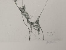 Nude Man Etching | Leonard Baskin,{{product.type}}