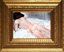 Nude on a Bed Oil | Unknown Artist,{{product.type}}