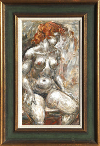 Nude (Red Hair) Oil | Charles Burdick,{{product.type}}