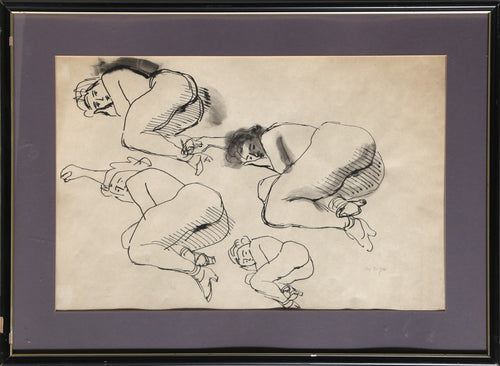 Nude Study Ink | Moses Soyer,{{product.type}}