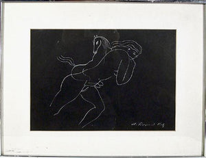 Nude With Horse Ink | Alexander Raymond Katz,{{product.type}}