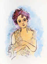 Nude with Scarf Watercolor | Wayne Ensrud,{{product.type}}