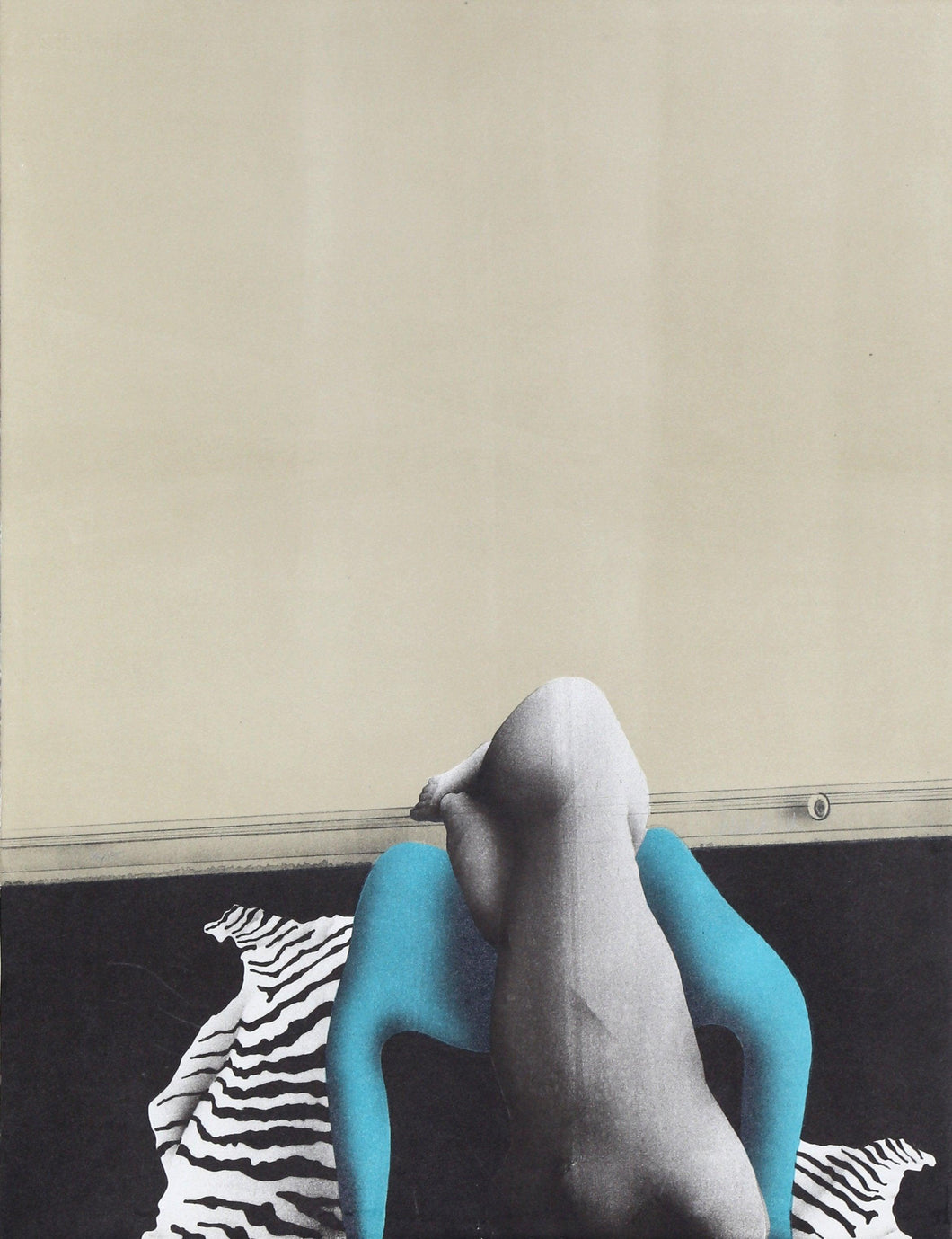 Nude with Zebra Rug Lithograph | Paul Wunderlich,{{product.type}}