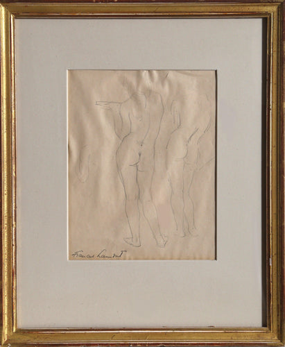 Nude Woman Study Pencil | Frances Lamont,{{product.type}}
