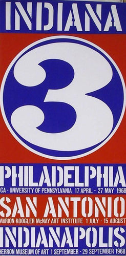 Number 3 Poster | Robert Indiana,{{product.type}}