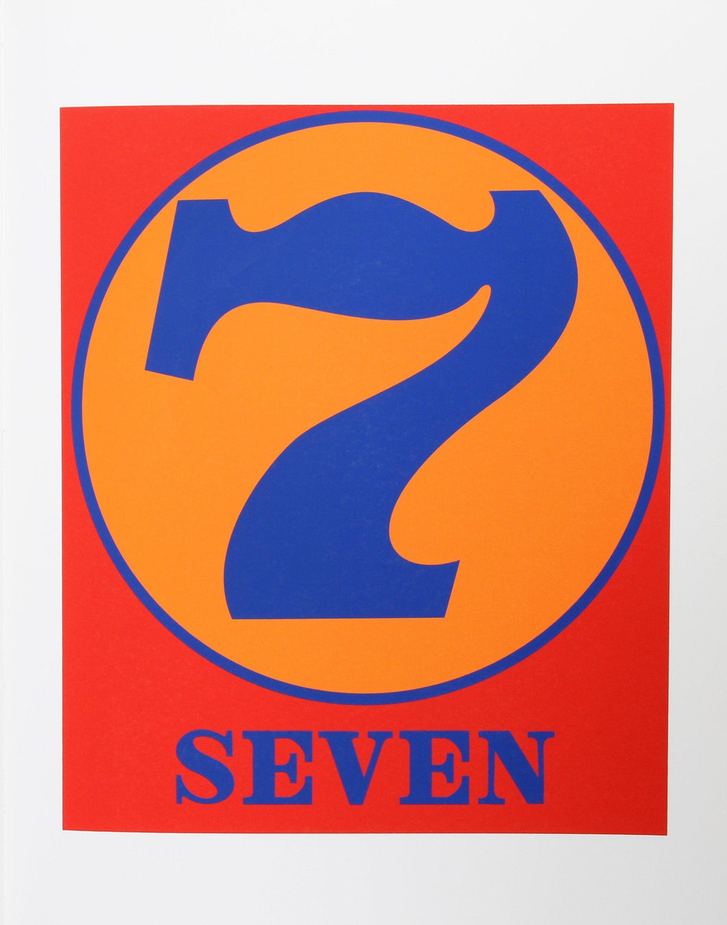 Number 7 from the American Dream Portfolio Screenprint | Robert Indiana,{{product.type}}