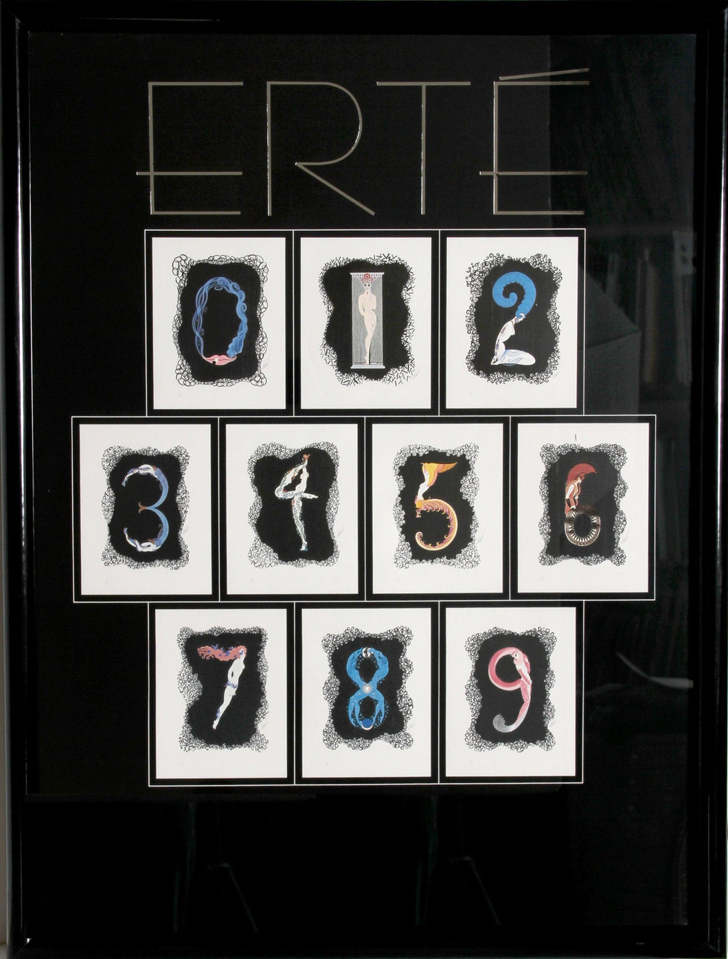 Numbers Poster | Erté,{{product.type}}