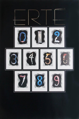 Numbers Suite Poster | Erté,{{product.type}}