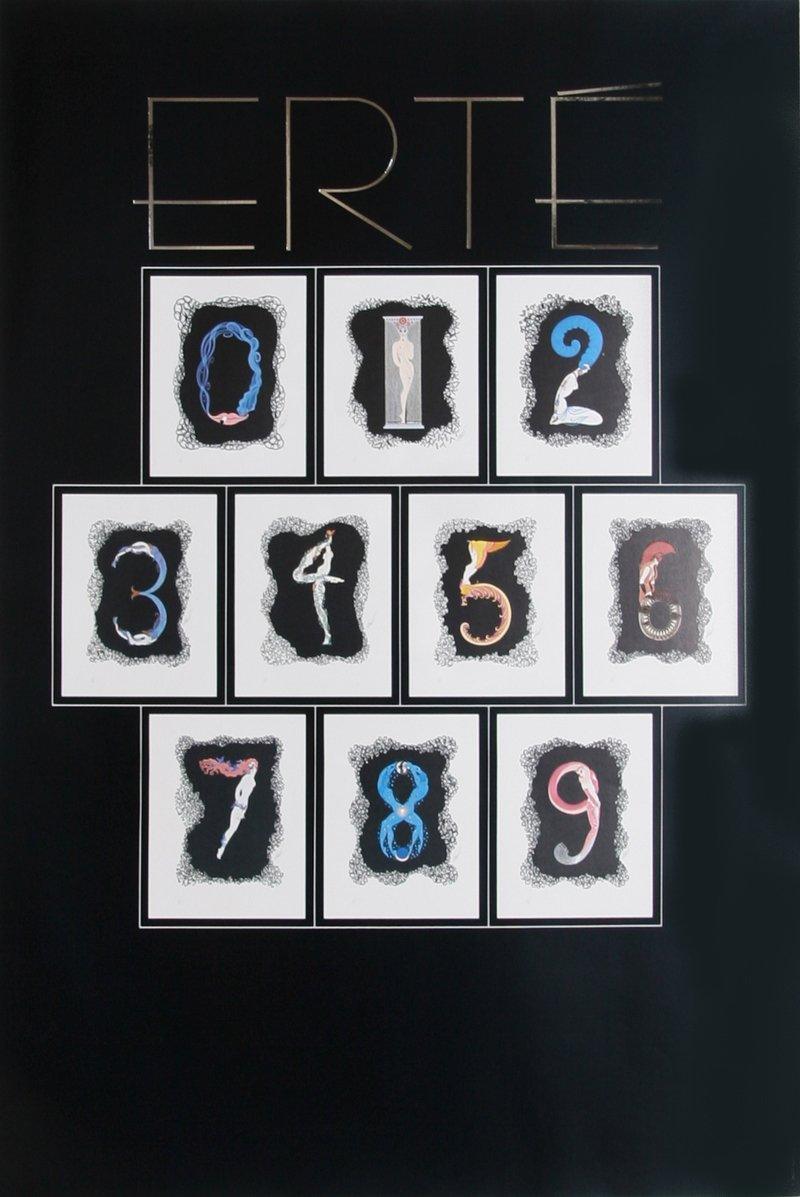 Numbers Suite Poster | Erté,{{product.type}}