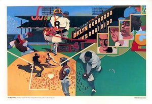 NY Yankees/Brooklyn Dodgers World series 1956 Poster | Wilson McLean,{{product.type}}
