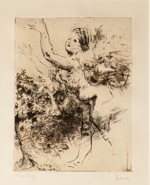Nymph and Warlock Etching | Jack Levine,{{product.type}}