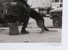 NYPD and Dog Screenprint | Unknown Artist,{{product.type}}