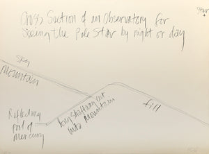 Observatory from Conspiracy: The Artist as Witness Lithograph | Robert Morris,{{product.type}}