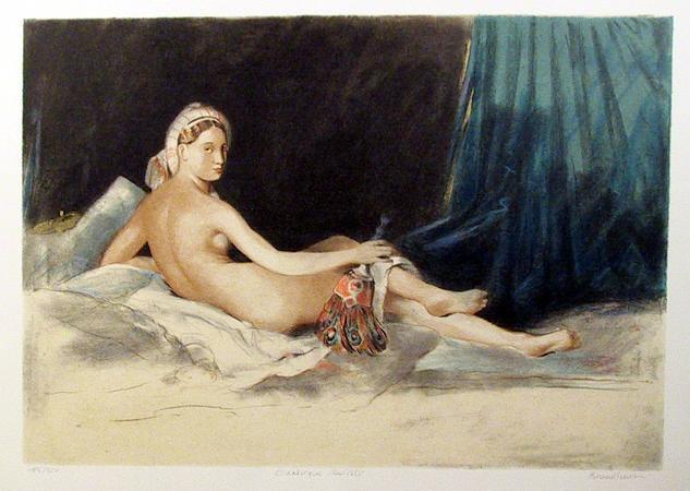 Odalisque Revisite Lithograph | Martin Broadbent,{{product.type}}