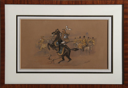 Officer on Horseback Poster | F.S. Seccombe,{{product.type}}