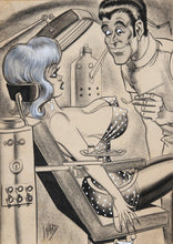 Oh Doctor! Do you think both will have to come out? Watercolor | Bill Ward,{{product.type}}