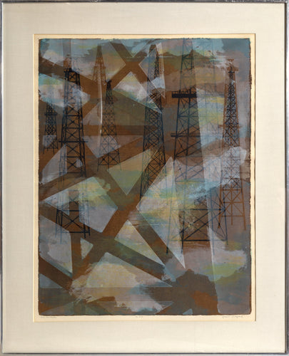 Oil Sentinels Screenprint | Ginger Osgood,{{product.type}}