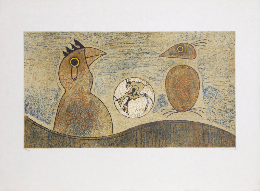 Oiseaux Souterrains Lithograph | Max Ernst,{{product.type}}