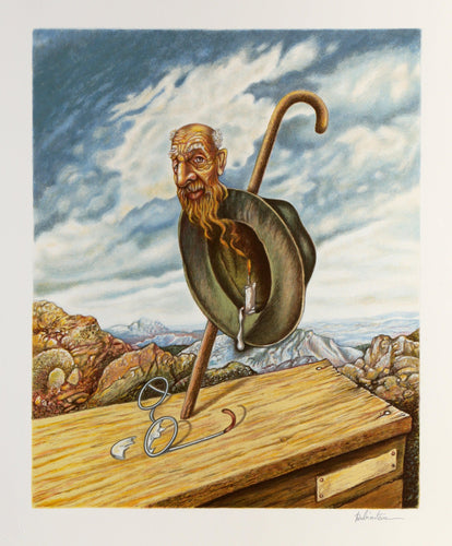 Old Age Screenprint | Israel Rubinstein,{{product.type}}