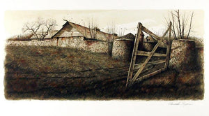Old Farm Lithograph | Nicholas Berger,{{product.type}}