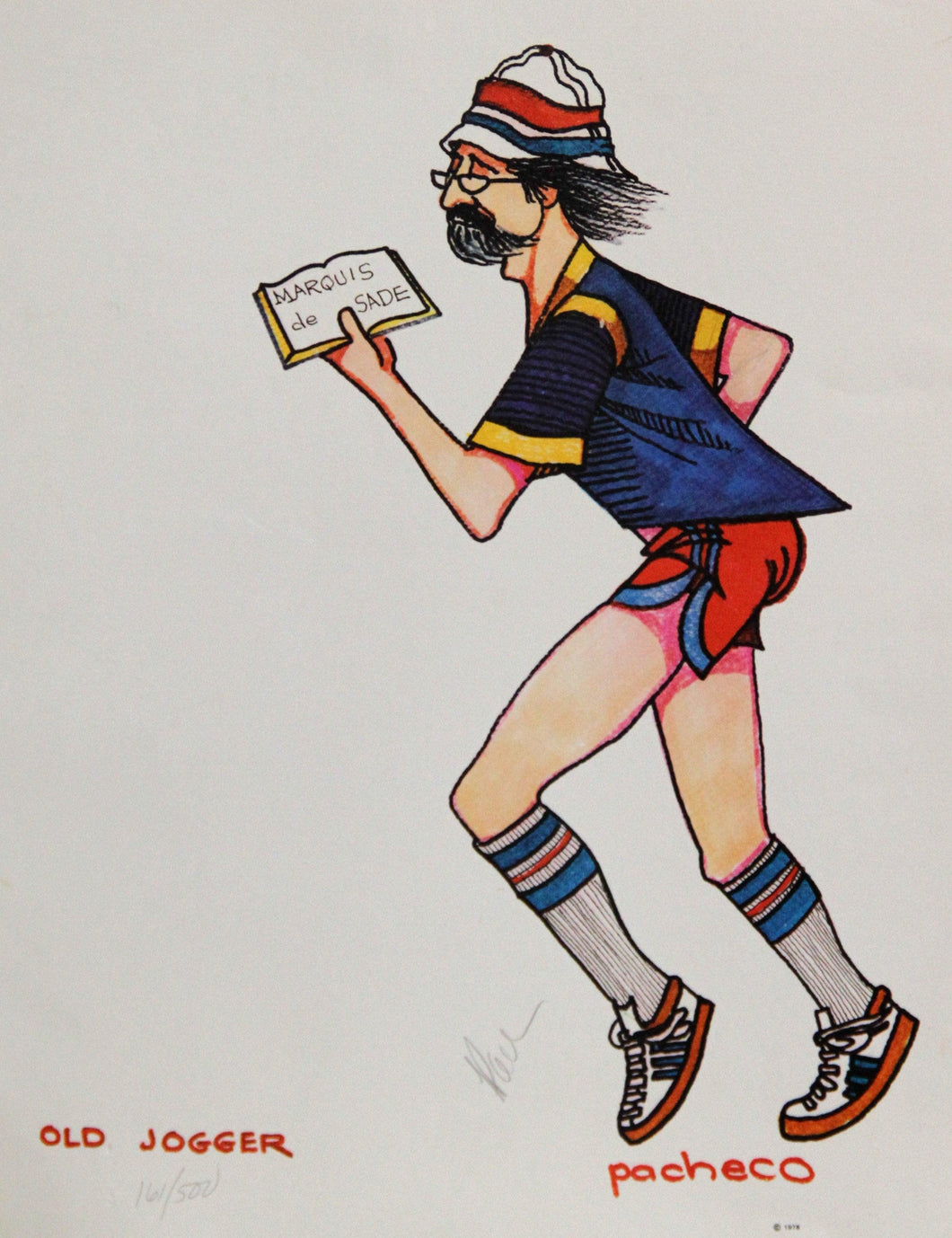 Old Jogger Lithograph | Ferdie Pacheco,{{product.type}}