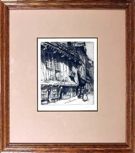 Old Manoir, Liseux Etching | Charles Henry White,{{product.type}}
