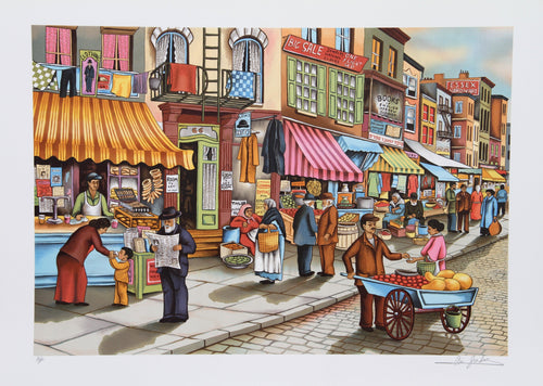 Old New York Lithograph | Ari Gradus,{{product.type}}