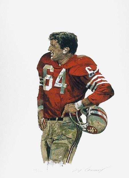 Old Pro (San Francisco 49ers) Lithograph | Merv Corning,{{product.type}}