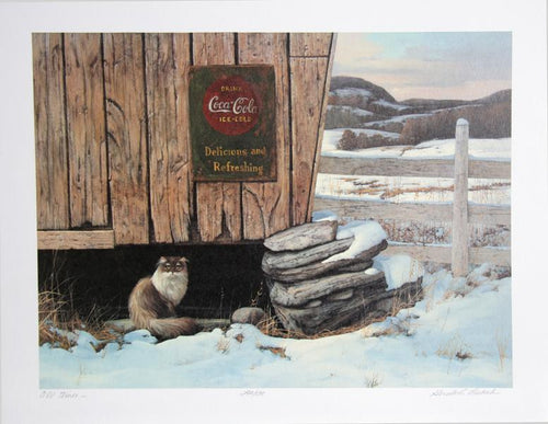 Old Times Lithograph | M. Barker,{{product.type}}