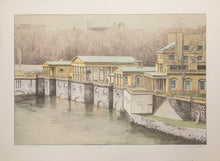 Old Waterworks, Philadelphia Lithograph | Richard Haas,{{product.type}}