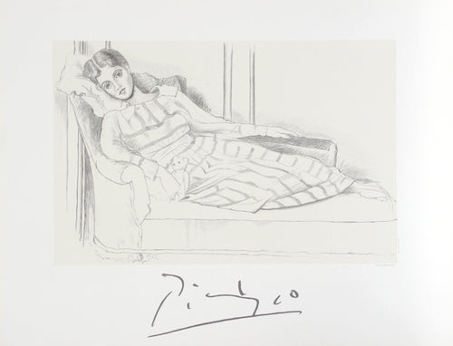 Olga Kaklowa Lithograph | Pablo Picasso,{{product.type}}