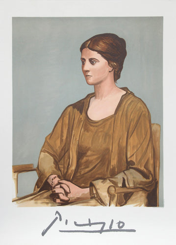 Olga Picasso Lithograph | Pablo Picasso,{{product.type}}