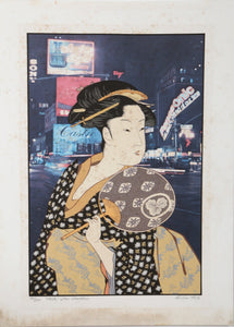 Oltisa (after Utamaro) Lithograph | Michael Knigin,{{product.type}}