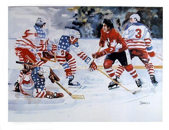 Olympic Hockey 4 Lithograph | Andy Donato,{{product.type}}