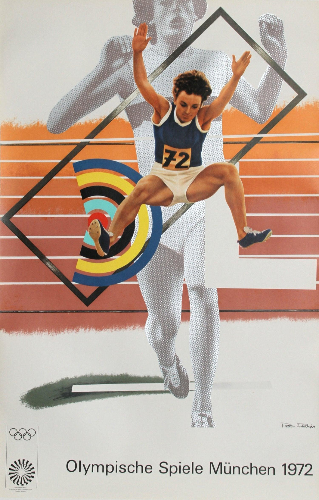 Olympische Spiele Muenchen Poster | Peter Phillips,{{product.type}}