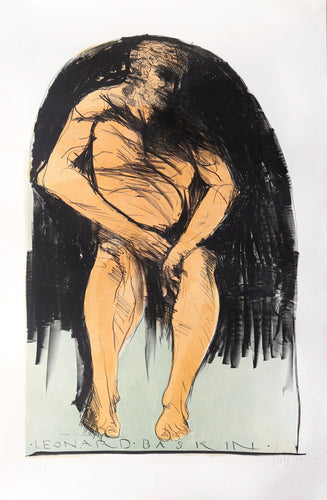 Olympus - The Athlete for the Olympics Lithograph | Leonard Baskin,{{product.type}}